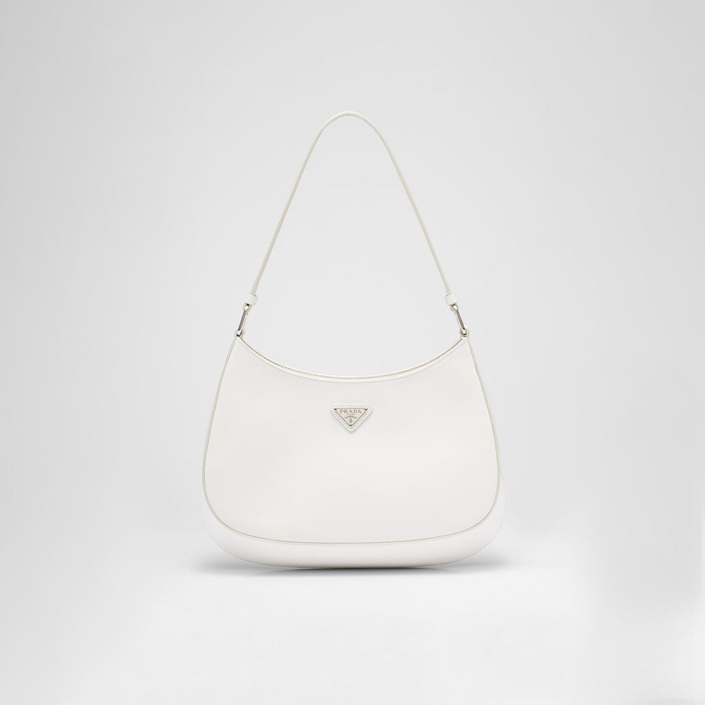 PRADA Black Prada Cleo Brushed Leather Shoulder Bag #336148