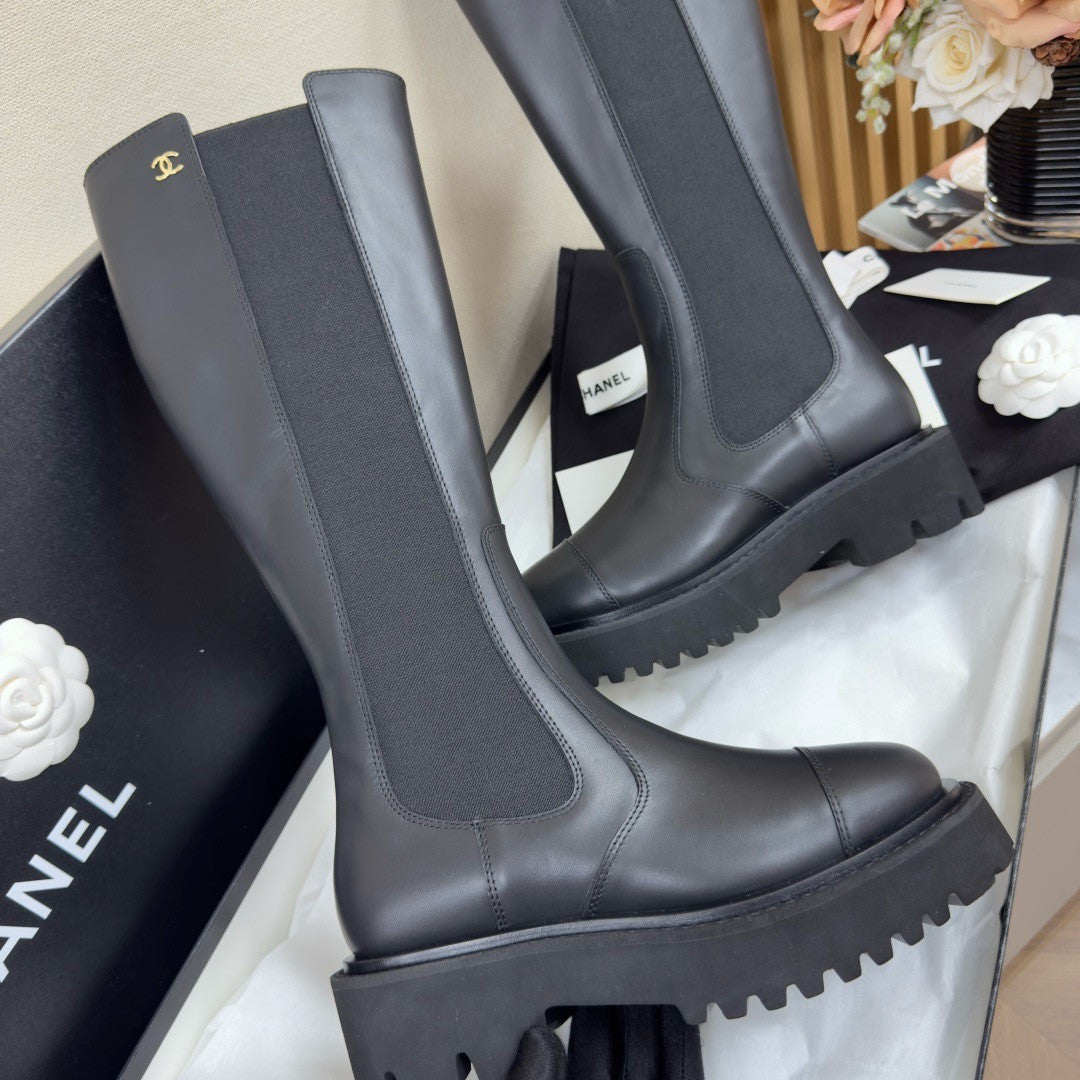 Chanel Thick Sole Knight Boots #385423