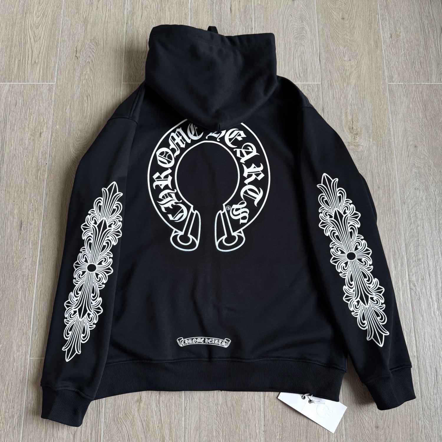Chrome Hearts Side Floral Leg Pattern Hooded Sweatshirt Pants #375724