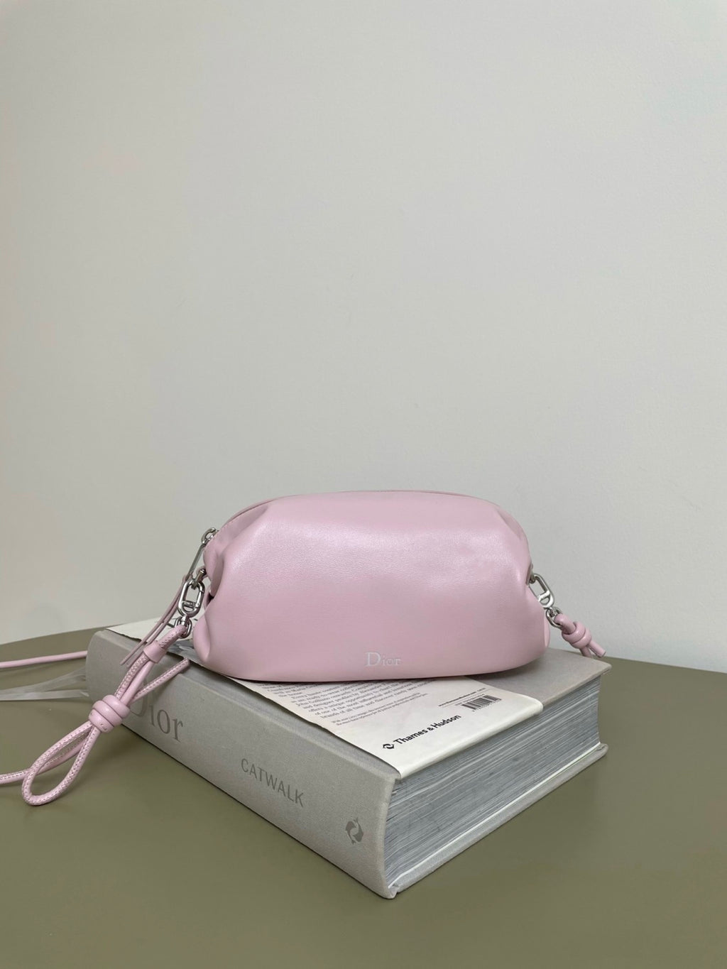 Dior Women's Clutch Bag New Style With Oblique Jacquard Fabric And Adjustable. Detachable Bow Strap Bags #82996A