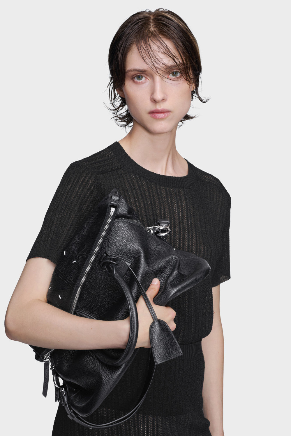 Maison Margiela New 5ac Series Handbags Medium And Small Sizes Soft Calfskin Clutch Bags  Stylish And Elegant Large Black Handbags  Bag Bags #196183