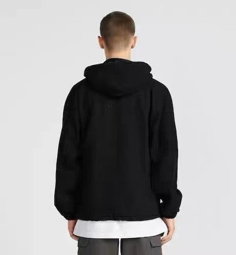 Dior Men's Fashion Casual CD Double Sided Hooded Zipper Long-Sleeve Sports Jacket #78595