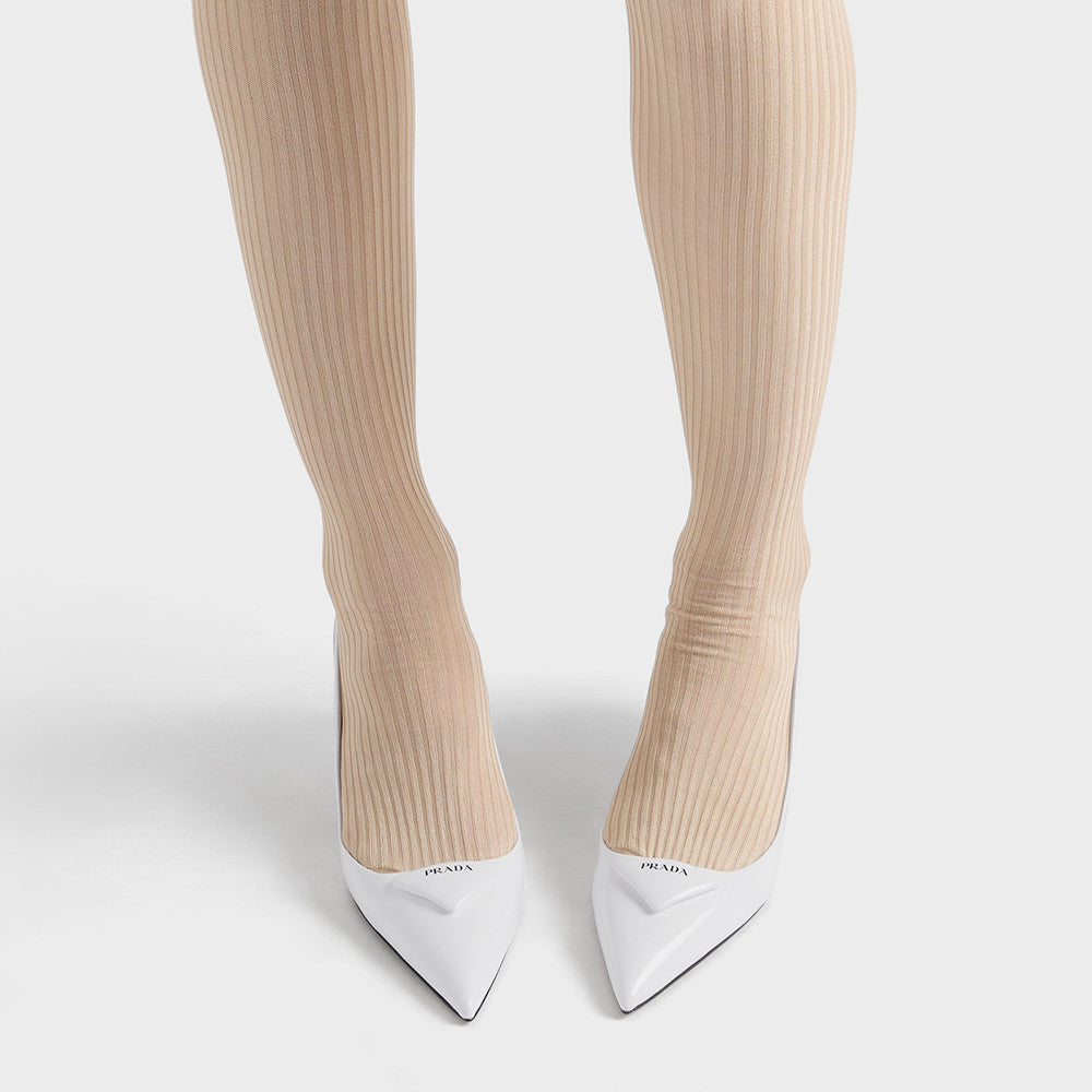 PRADA Suede Leather Slingback Pumps#388476