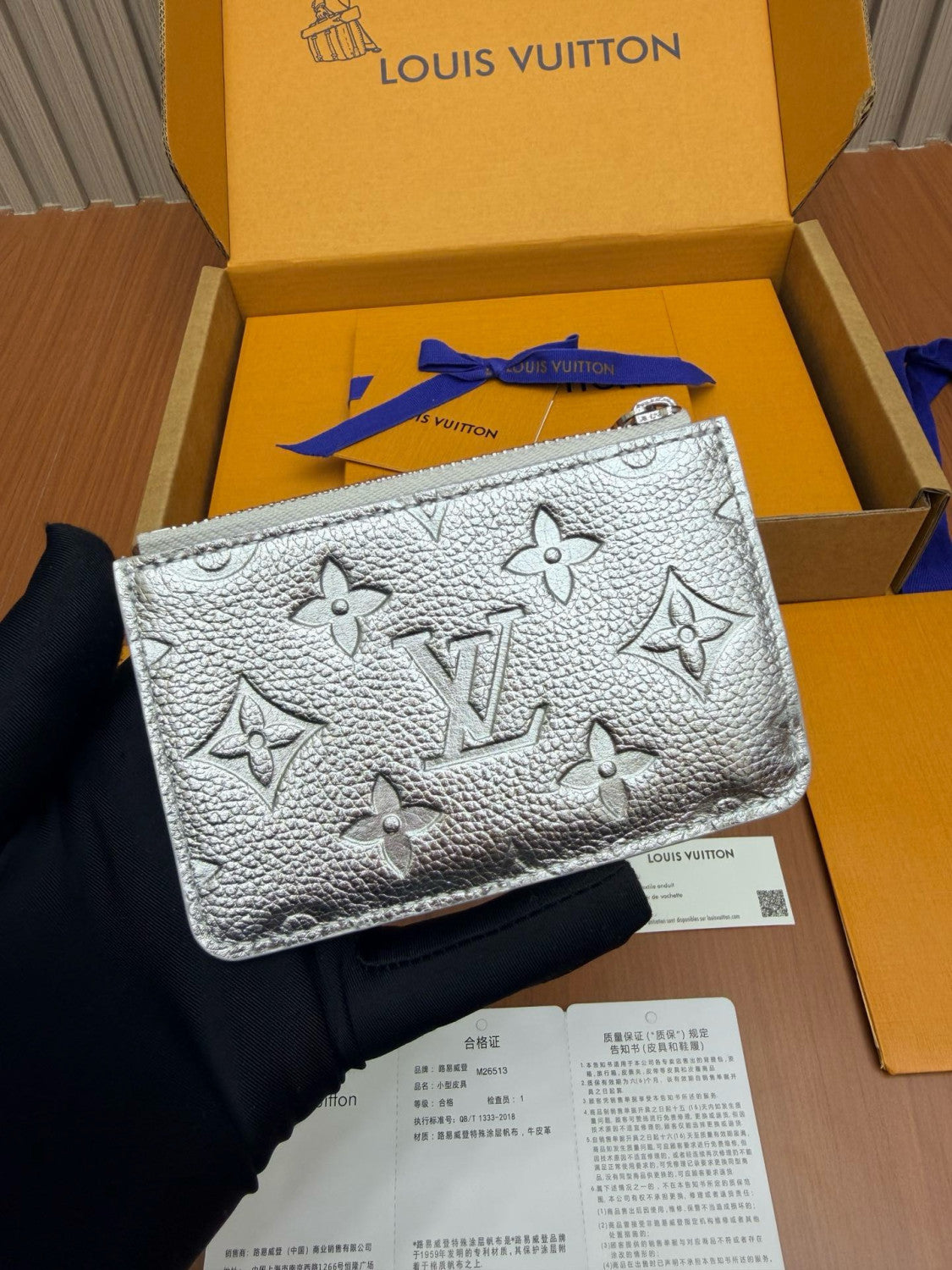 Louis Vuitton Romy Card Holder Monogram Empreinte Leather Small Leather Goods M26513 M26654 M26655 #336126