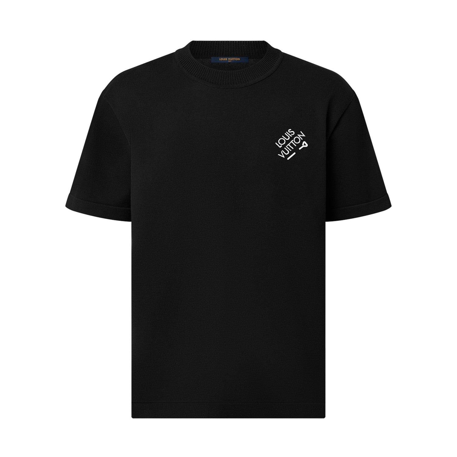 Louis Vuitton Men's Summer Embroidered Logo Round Neck Cotton Short Sleeve T-Shirt #99122