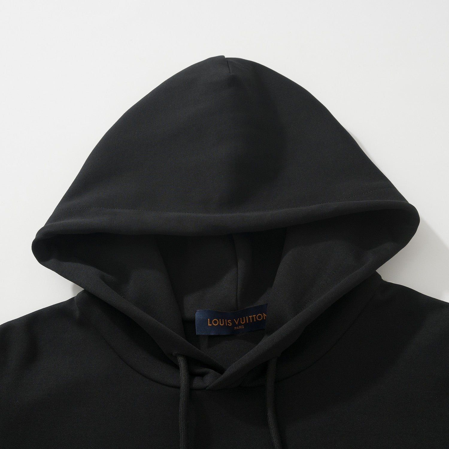 Louis Vuitton Men's Spring and Autumn Solid Color Beaded Logo Letter Long Sleeve Hooded Sweatshirt #74489