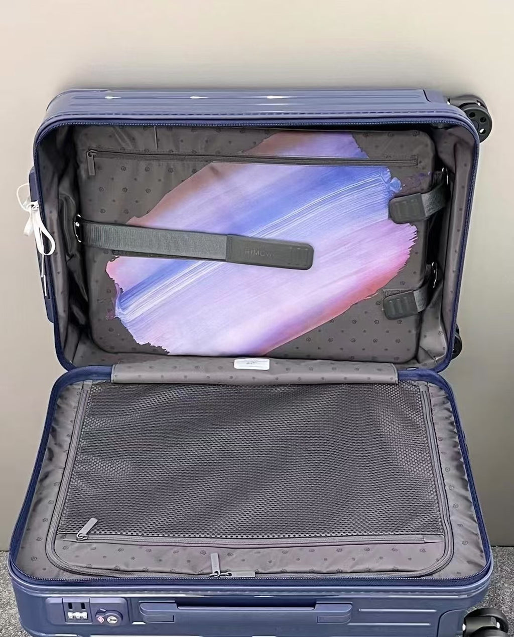 Rimowa Essential's Threshold Boarding Suitcase Limited Edition Artistic Color-block Printed Trolley Travel Suitcase Box Luggage #195325