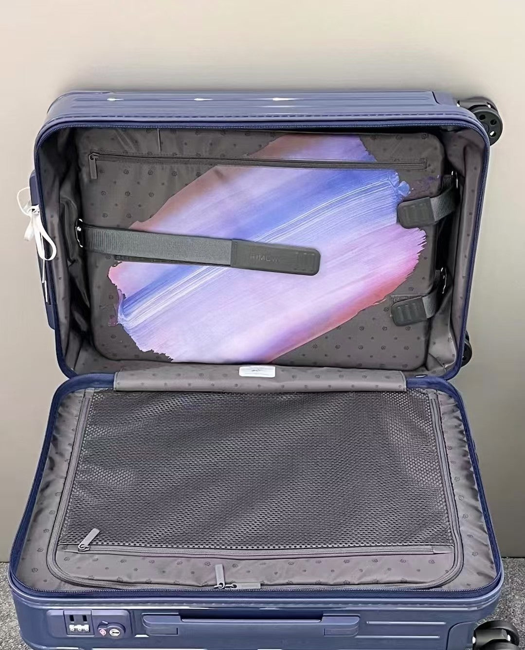 Rimowa Essential's Threshold Boarding Suitcase Limited Edition Artistic Color-block Printed Trolley Travel Suitcase Box Luggage #195325