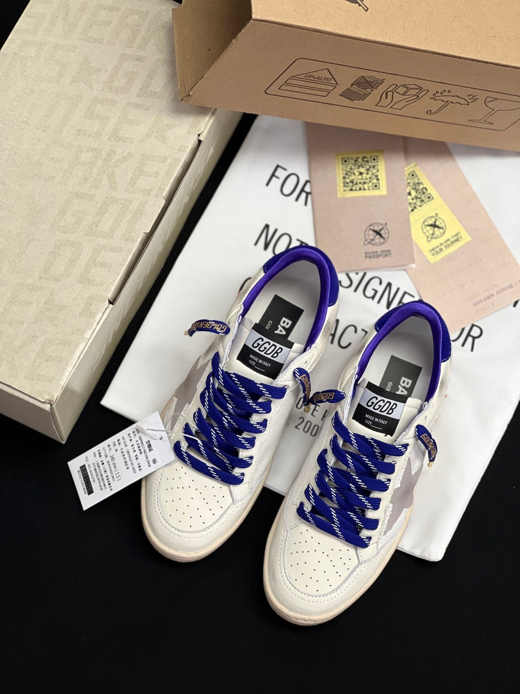 Golden Goose Women's Solid Color Retro Old Dirty Shoes Low Top Lace Up Sneakers #76319