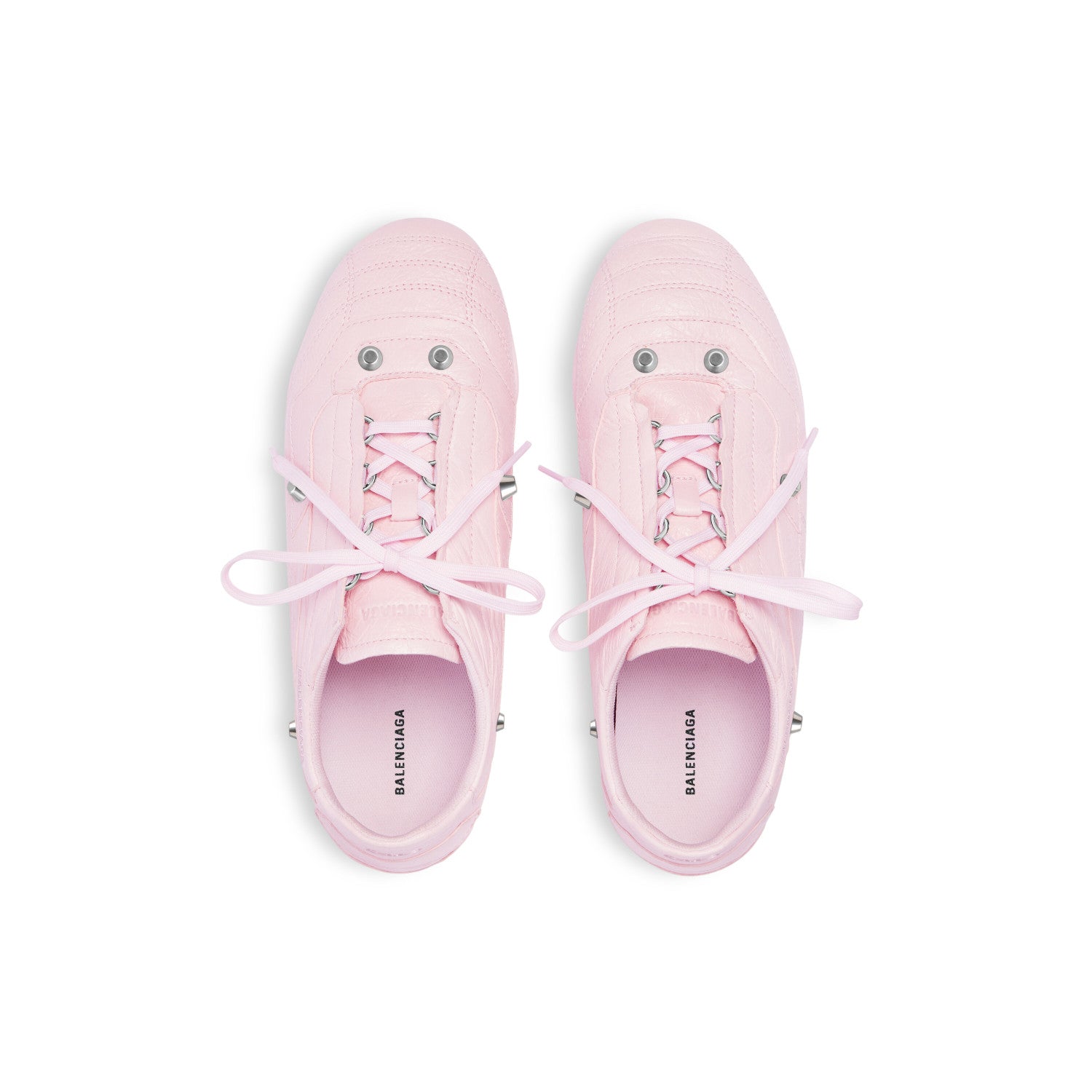 Balenciaga  Women's City Sneaker Sheep Leather Flat Lace-up Low-cut Lifestyle Shoes #333071