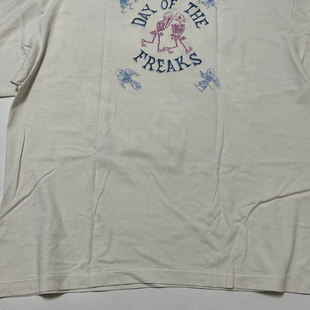 Saint Michael Men's Summer Graffiti Letter Print Casual Retro Solid Color Short Sleeve T-Shirt Ngvp #1835