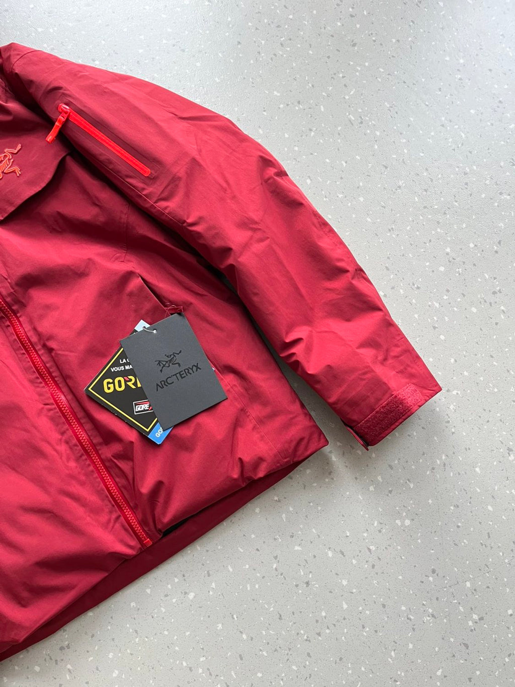 Arcteryx Autumn And Winter Solid Color Zipper Waterproof Windproof Long-Sleeved Hooded Jacket #74667