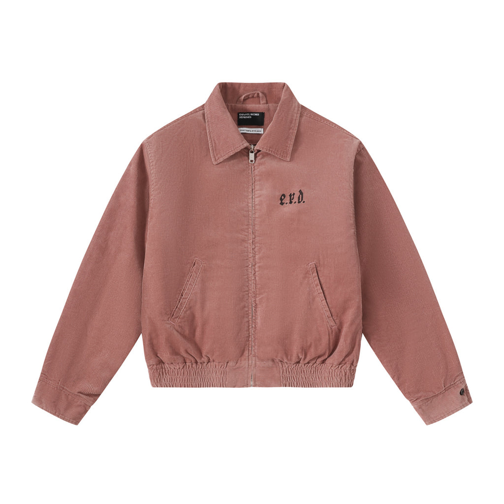 Enfants Riches Deprimes Men's Spring/fall Fashion Casual Lapel Zipper Embroidered Logo Print Drop Shoulder Long Sleeve Jacket #78544