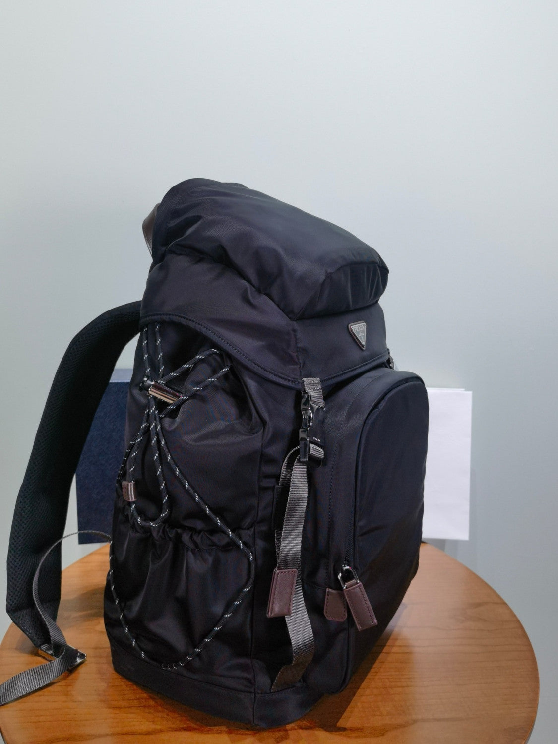 PRADA Prada Speedrock Re-nylon And Leather Backpack #383410