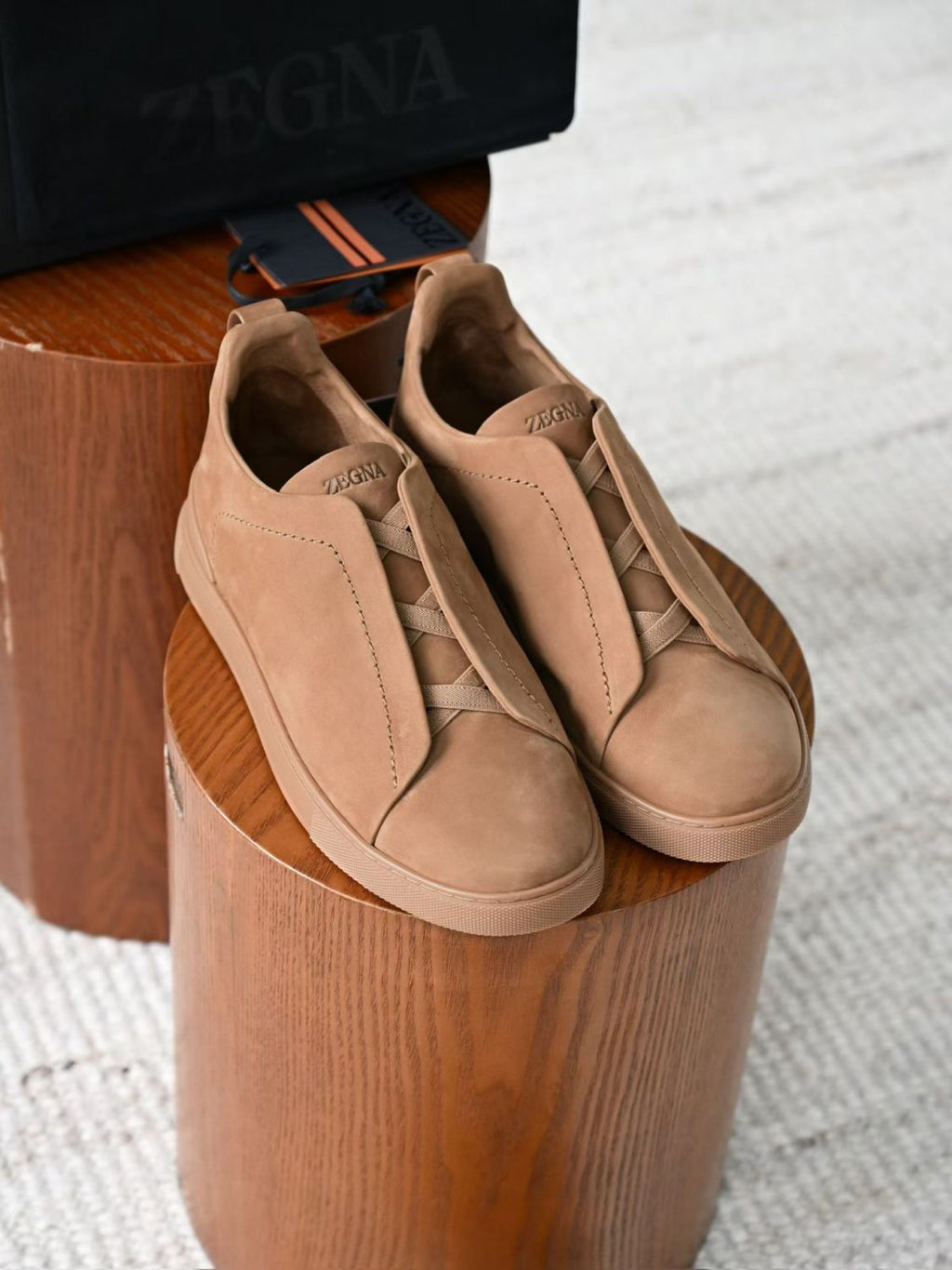 Zegna Triple Stitch SECONDSKIN Sneakers #384728