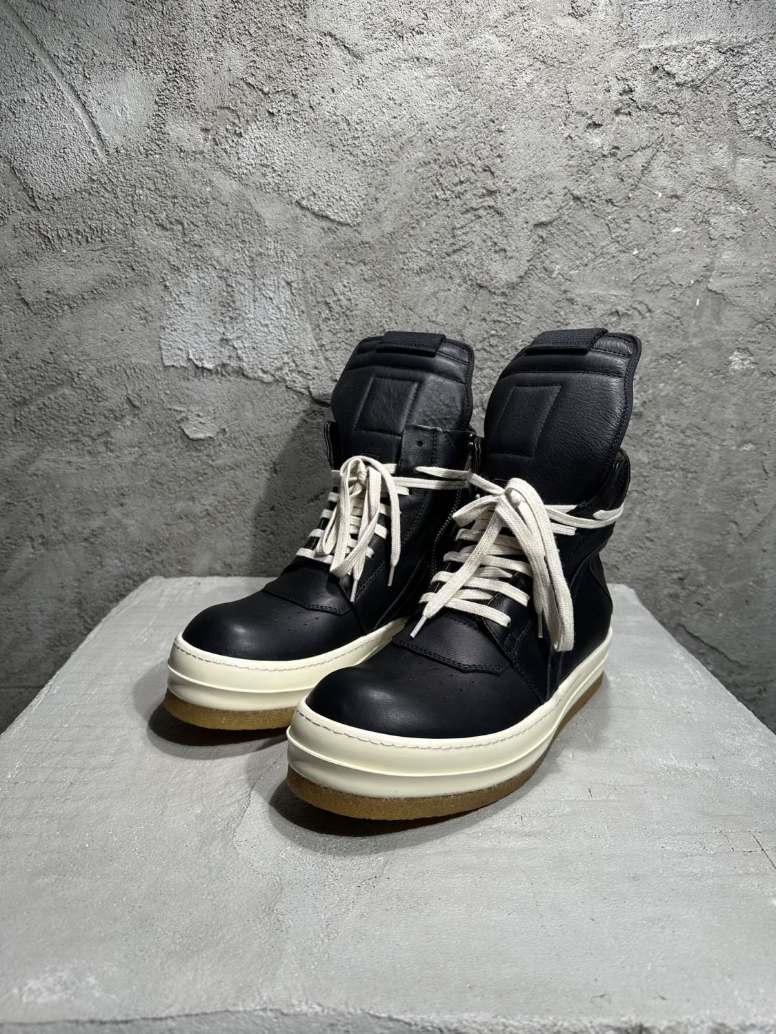 Rick Owens Men's Running Shoes Lightweight Shock-absorbing Breathable Comfortable Sports Leisure Shoes Four-season Height-increasing Short Boots Ngvp #2191