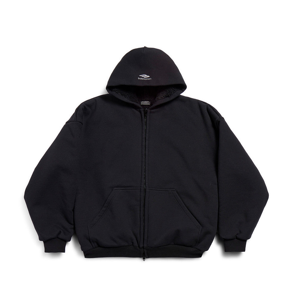 Balenciaga 3b Sports Icon Outerwear Zip-up Hoodie #335568