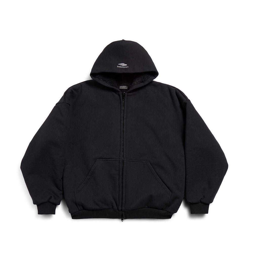 Balenciaga 3b Sports Icon Outerwear Zip-up Hoodie #335568