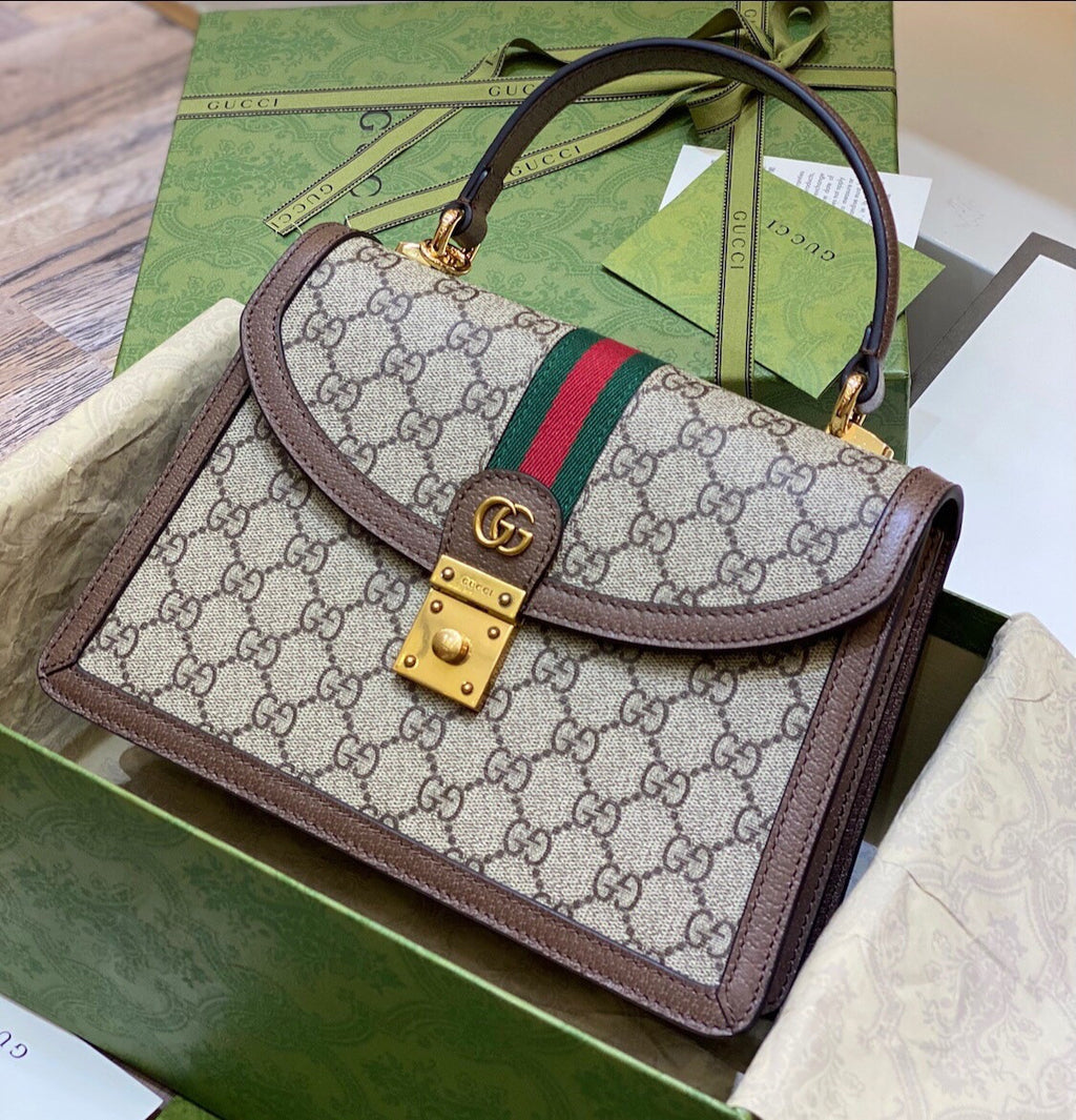 Gucci Ophidia Gg Small Top Handle Bag #335873