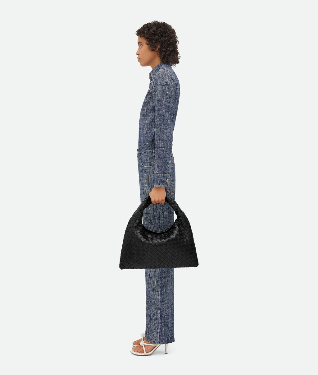 Bottega Veneta Small Multicolour Collection Intrecciato Braided Shoulder Bags Suede Glossy Genuine Leather 100% Genuine Leather Fashion Temperament Elegant Exquisite Bag 763966v3iv13268 #81128