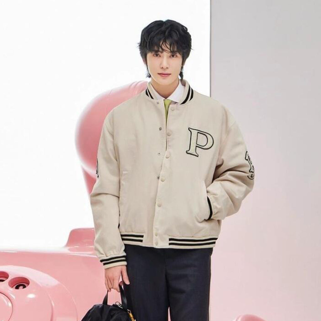 Prada Men's And Women's Fall And Winter Retro Letters High Street Leather Jacket Lapel Single-breasted Jacket Coat Ngvp #9223