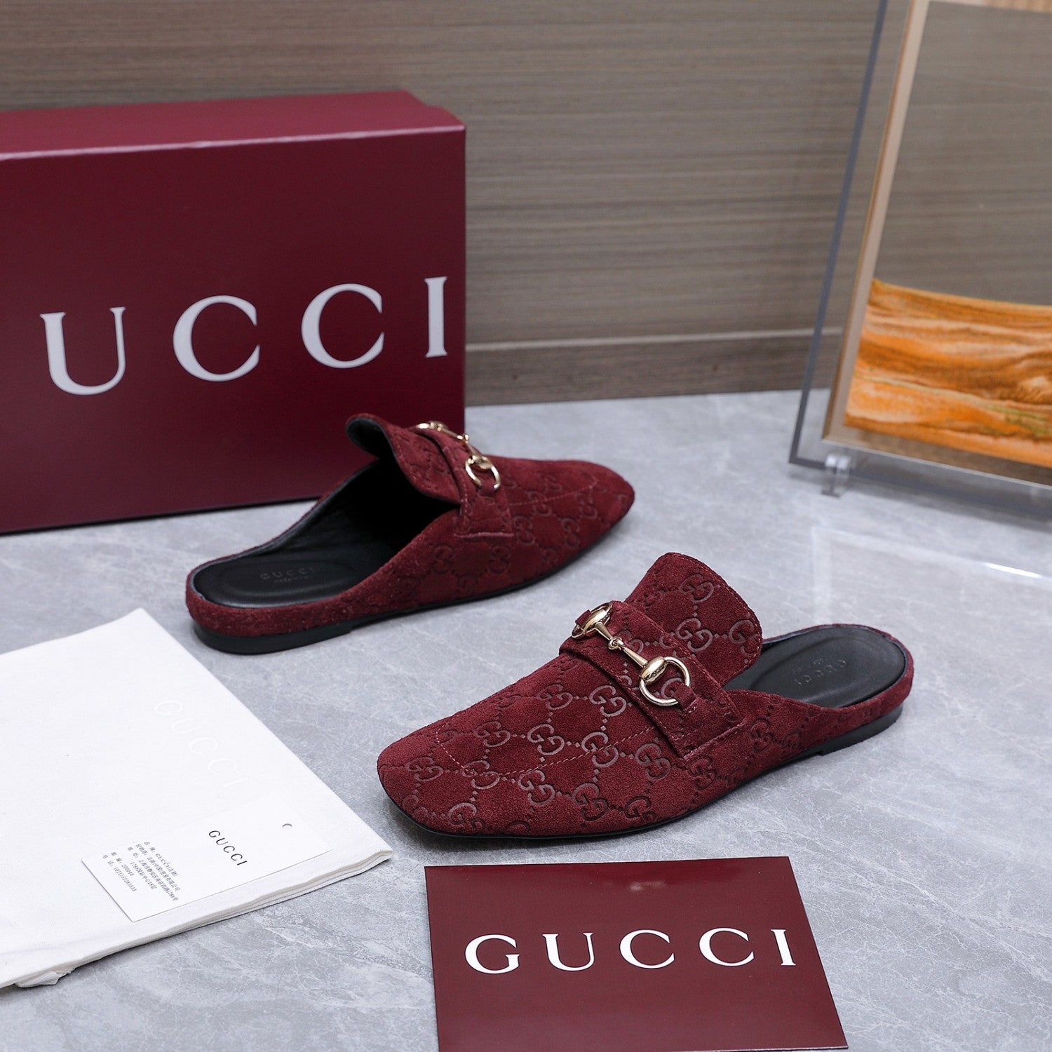 Gucci Flat Loafers Slippers #388039