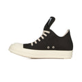 Rick Owens DRKSHDW Men's And Women's Spring/Summer Fashion Casual Solid Colour Low Top Coarse Twill Canvas And Leather Round Toe Lace Up Canvas Shoes #78279