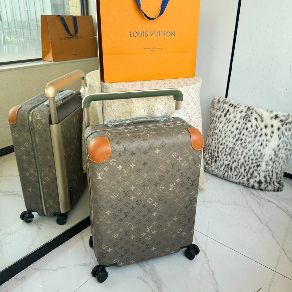 Louis Vuitton Horizon 55 Damier Azur Canvas Travel Bags and Rolling Luggage Fashion Luggage Box Bag Bags N40910 #84359A