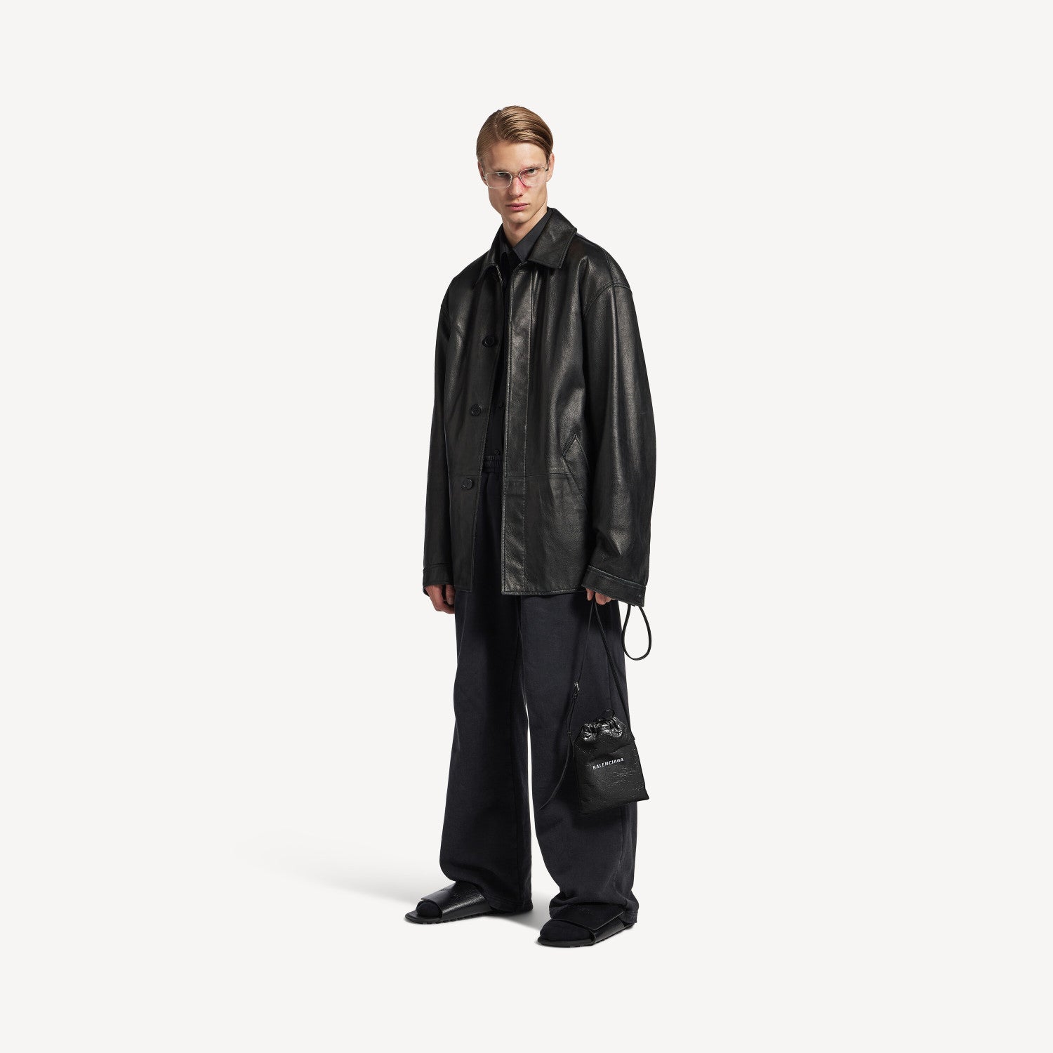 Balenciaga Men's Shopper Phone Holder #335825