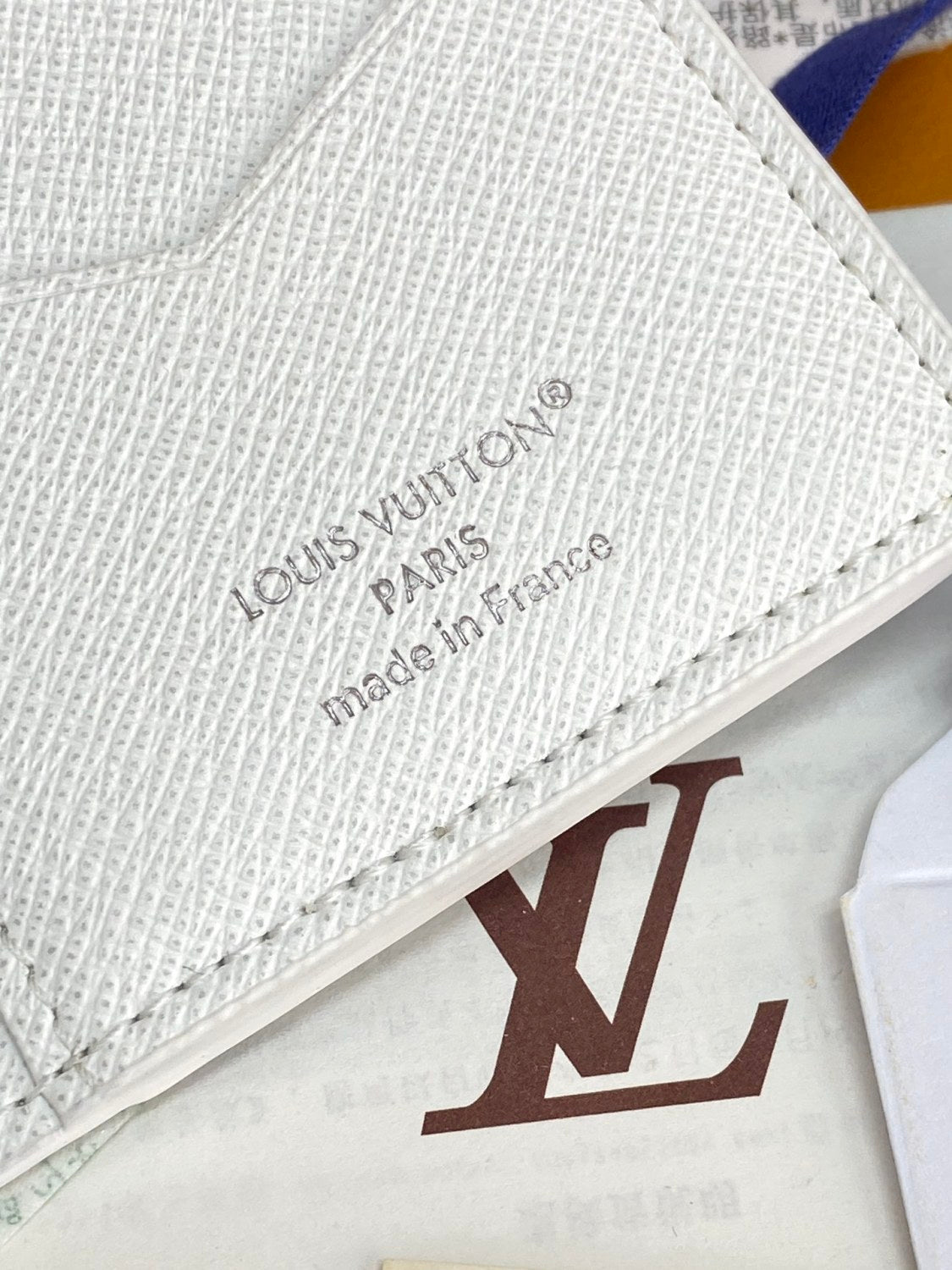 Louis Vuitton Men's Solid Color Logo Print Holiday Sports Series Leather Card Holder Wallet Bag Bags #77332