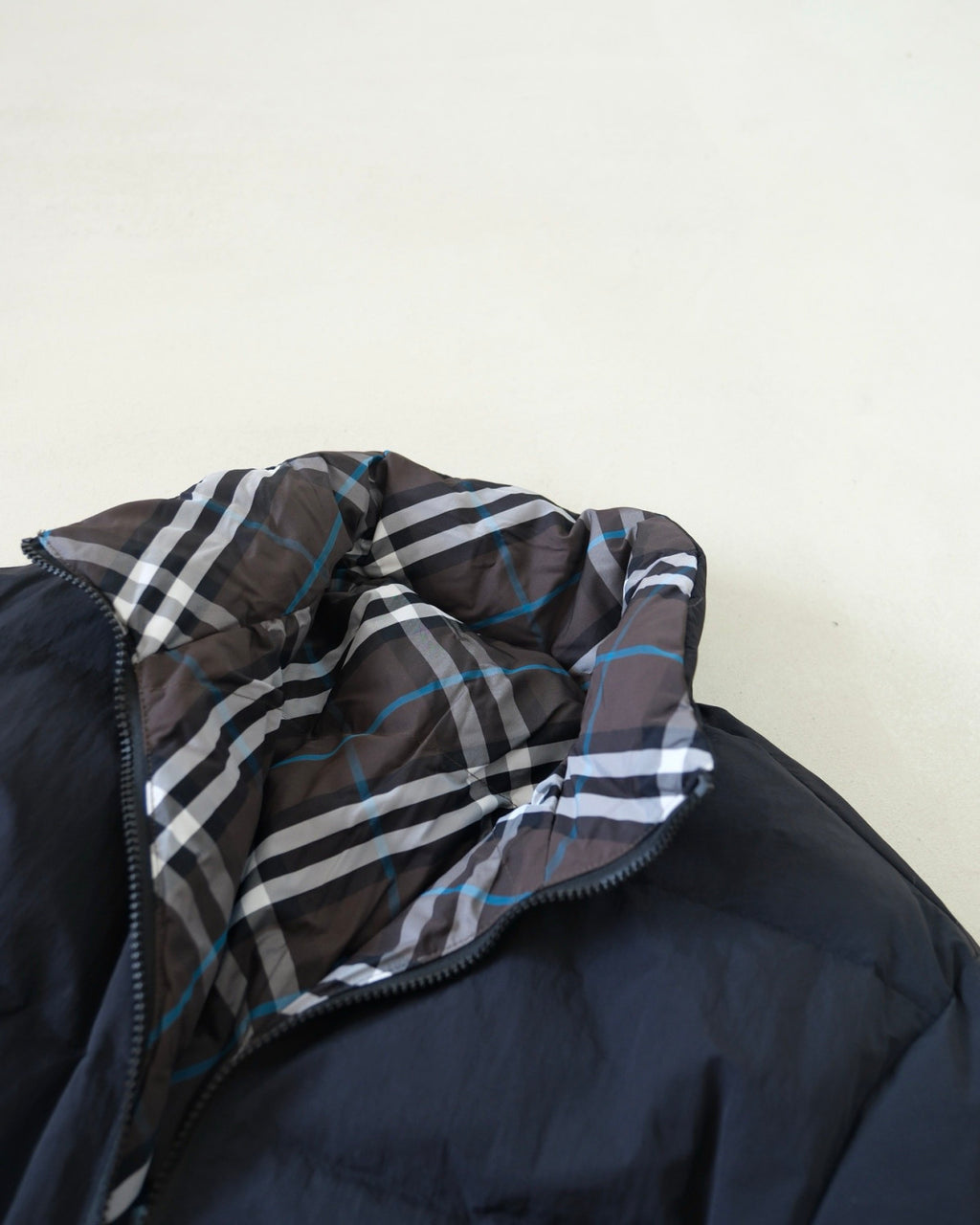 Burberry Reversible Check Nylon Puffer Jacket  #334021