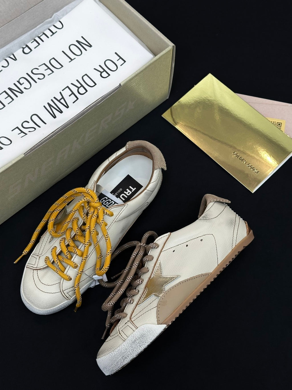 Golden Goose Men's and Women's Spring/Fall Fashion Casual Round Toe Lace Up Low Top Star Print Thin Sole Sneakers Casual Shoes Shoes #78525