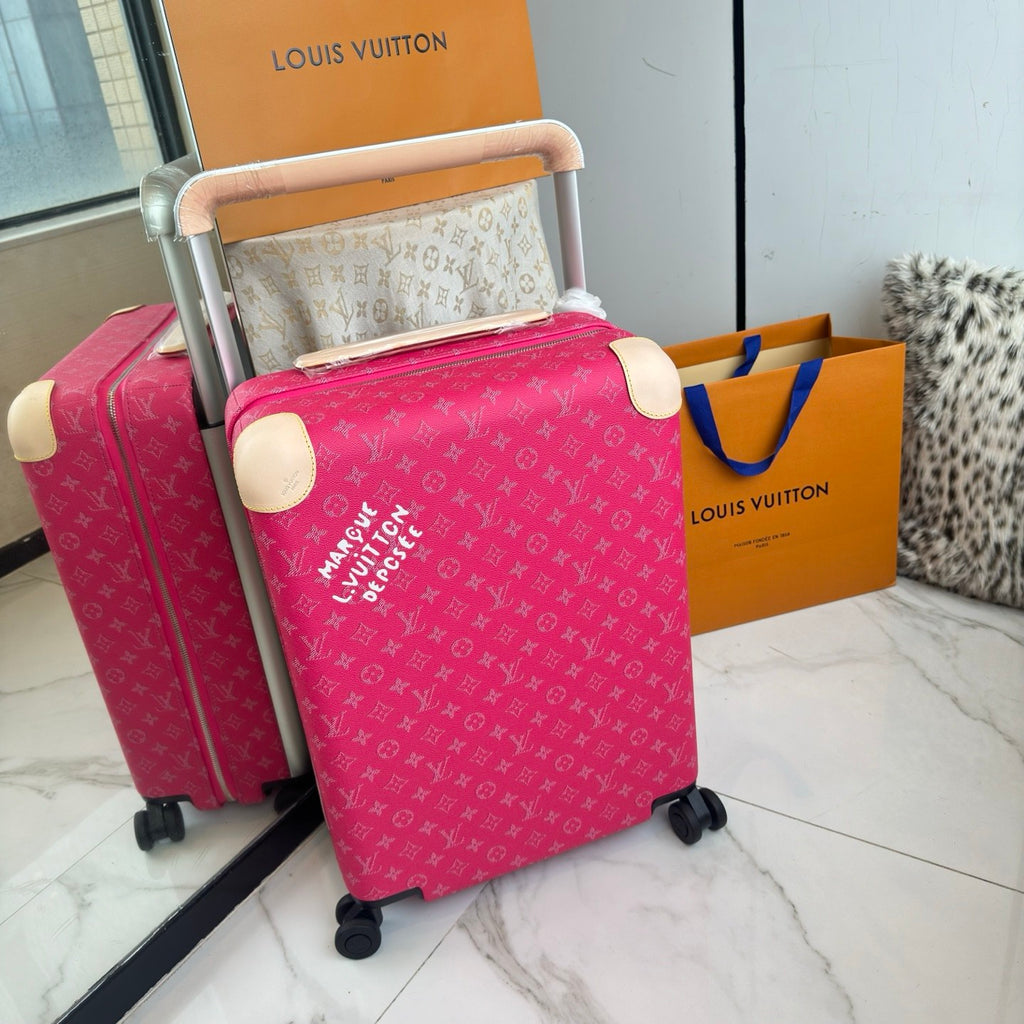 Louis Vuitton Horizon 55 Damier Azur Canvas Travel Bags and Rolling Luggage Fashion Luggage Box Bag Bags N40910 #84359A