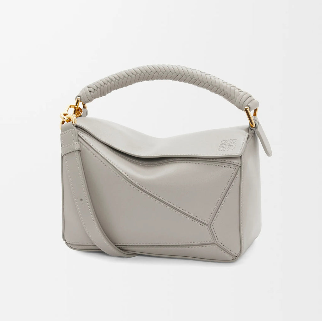 Loewe Puzzle Women's Fashion Classic Solid Color Leather Handle Embossed Tote Bag Shoulder Bag Crossbody Bag Bags A510S21XAE-1100 #78919
