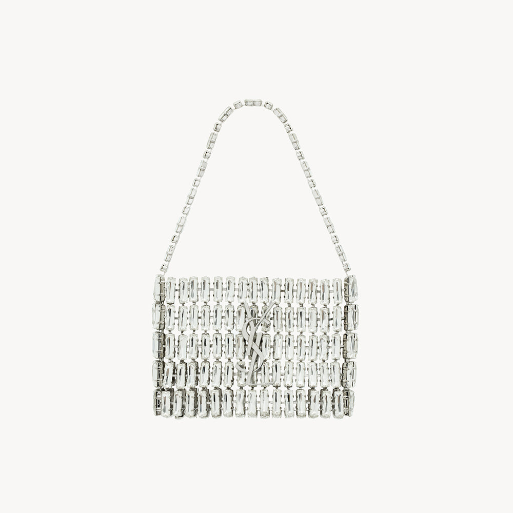 Saint Laurent Micro EVENING Bag In Crystals #379371