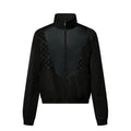 Louis Vuitton Men's Spring/summer Casual Fashion Solid Color Logo Embossed Zipper Cuff Elastic Mixed Leather Sports Jacket #78366