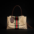 GUCCI Paparazzo Medium Top Handle Bag Leather #383705