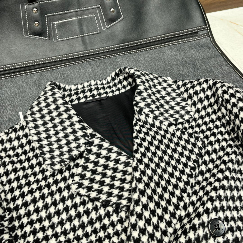 Louis Vuitton Thousand Bird Plaid Double Breasted Jacket Ngvp #6777