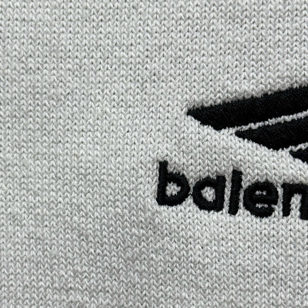 Balenciaga Men's 3B Sports Icon Ski Crewneck in White Black #334344