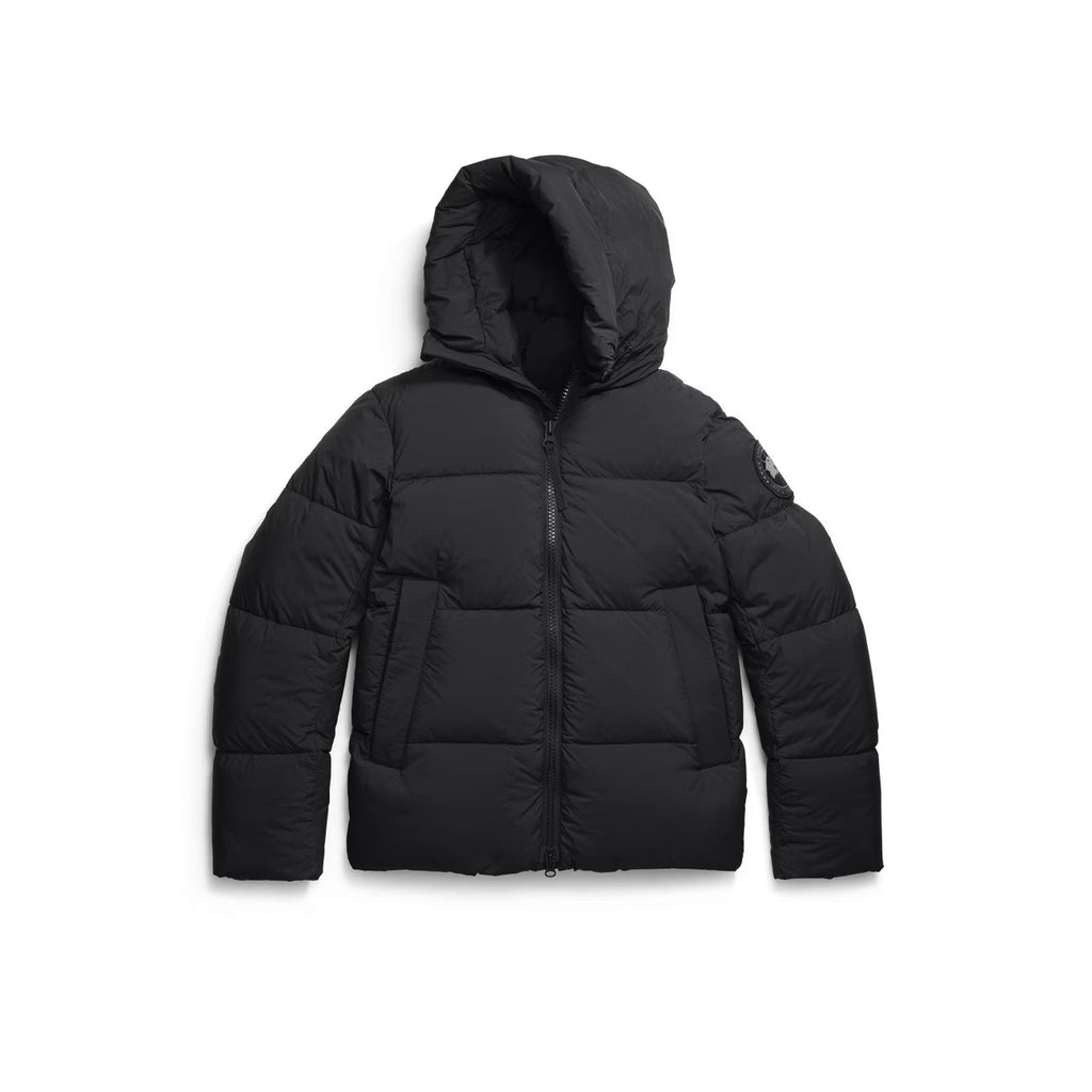 Canada Goose Crofton Men's And Women's Winter Fashion Casual Solid Color Hooded Zipper Windproof Nylon Hooded Down Jacket #79557