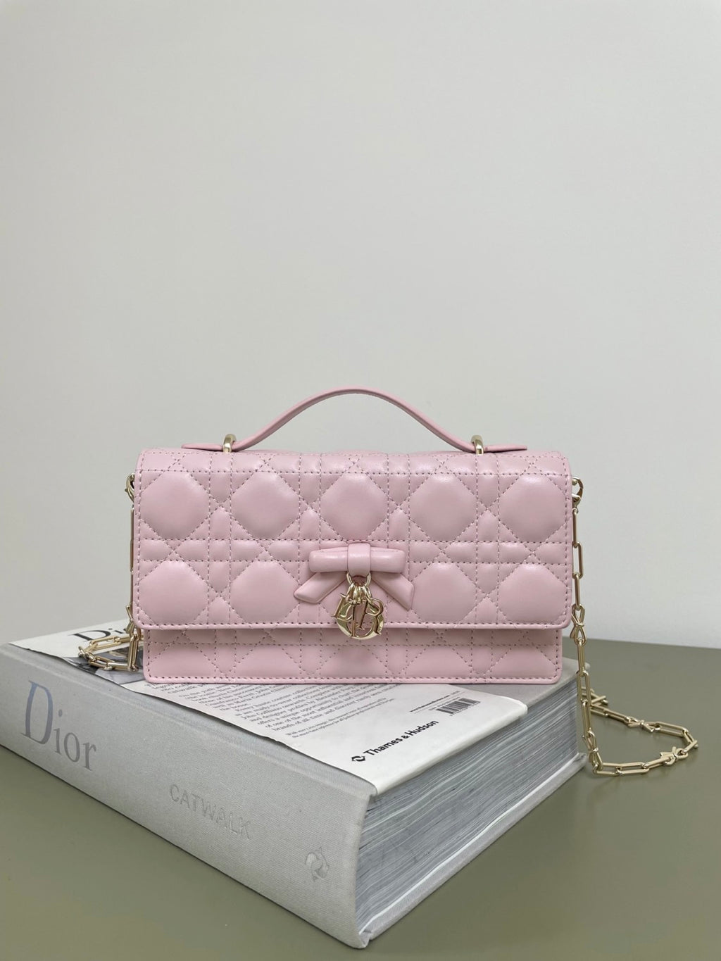 DIOR My Dior Mini Bag Black Cannage Lambskin #383157