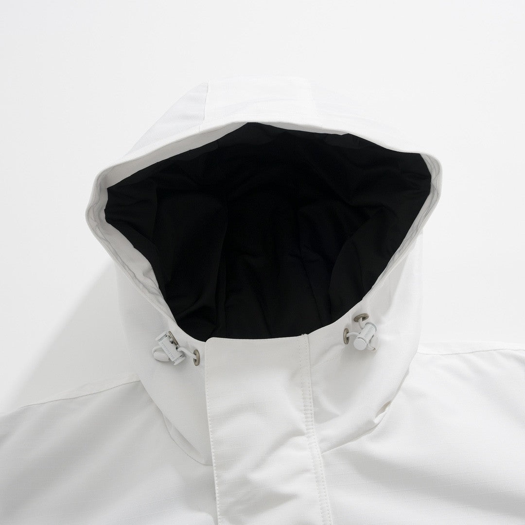 Balenciaga 3B SPORTS ICON SKI Men's Fall/Winter Fashion Solid-Color Hooded Zipper Windproof Ski Series Down Jacket #79555