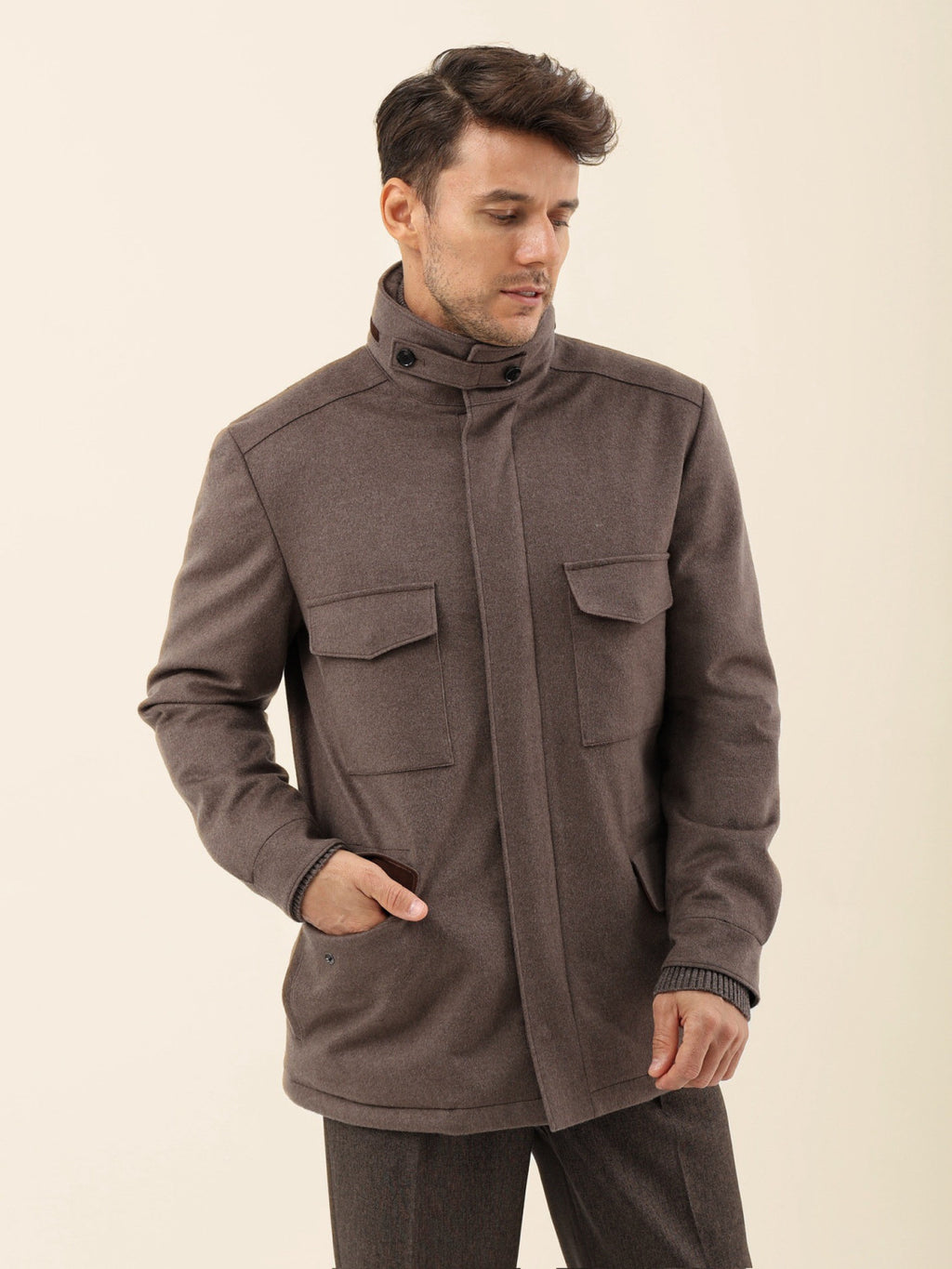 Loro Piana Traveler Military Jacket Cashmere #334784