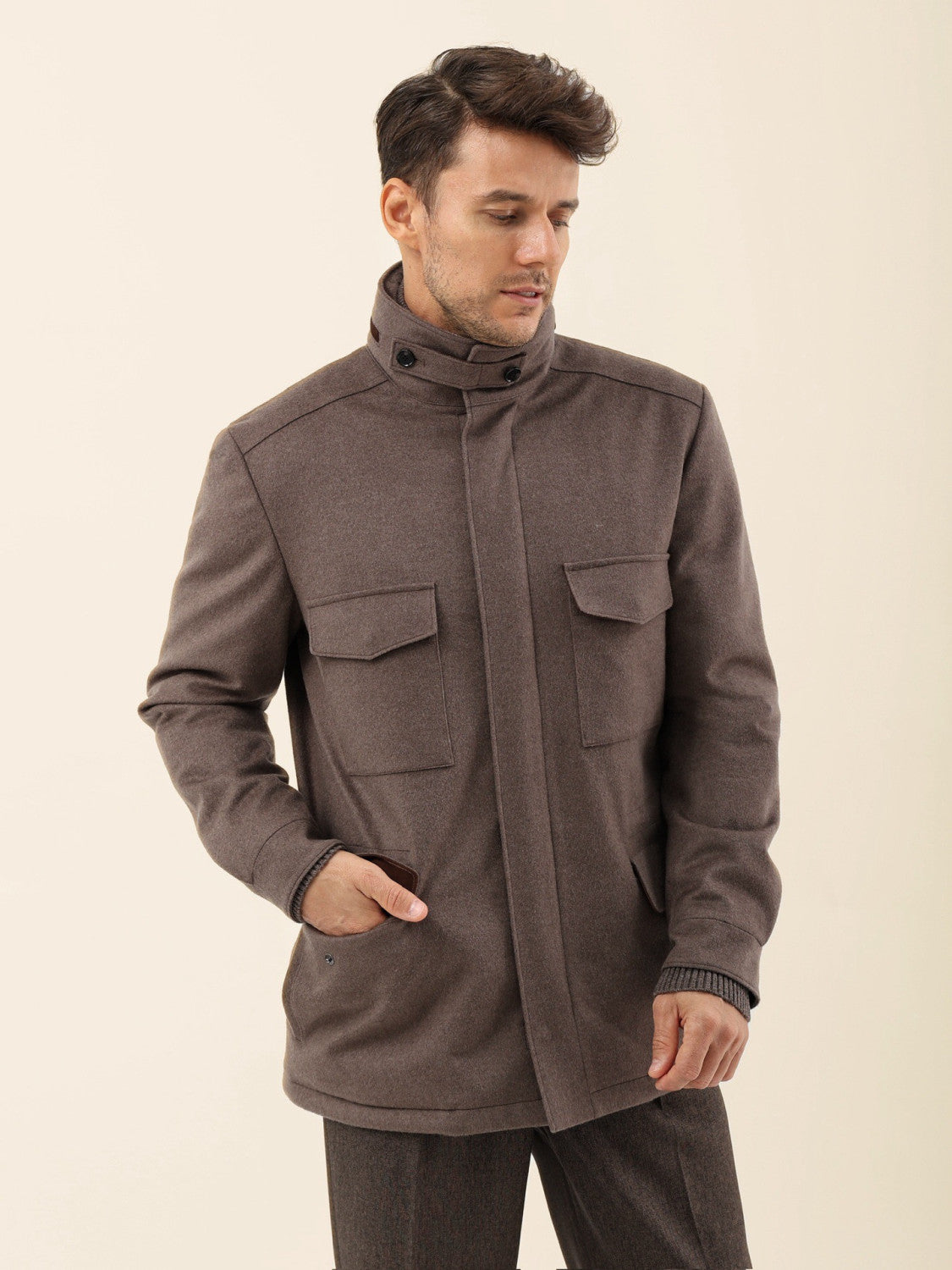 Loro Piana Traveler Military Jacket Cashmere #334784
