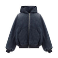 Balenciaga Men's And Women's Spring And Fall Letter Logo Loose Hooded Long Sleeved Zipper Jacket #75249