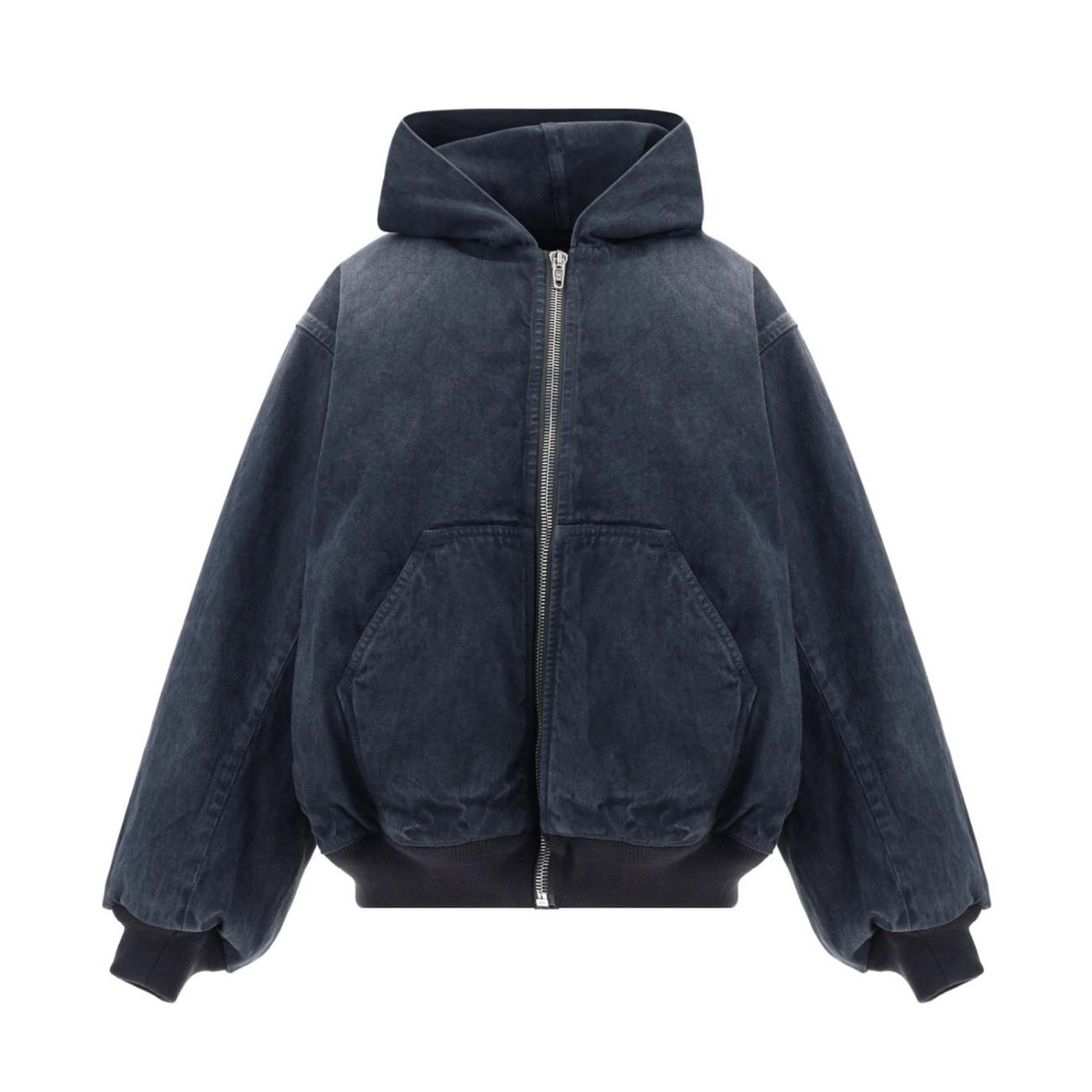 Balenciaga Men's And Women's Spring And Fall Letter Logo Loose Hooded Long Sleeved Zipper Jacket #75249