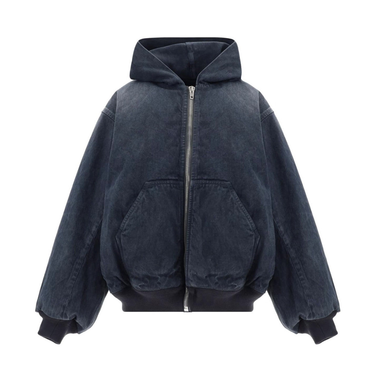 Balenciaga Men's And Women's Spring And Fall Letter Logo Loose Hooded Long Sleeved Zipper Jacket #75249