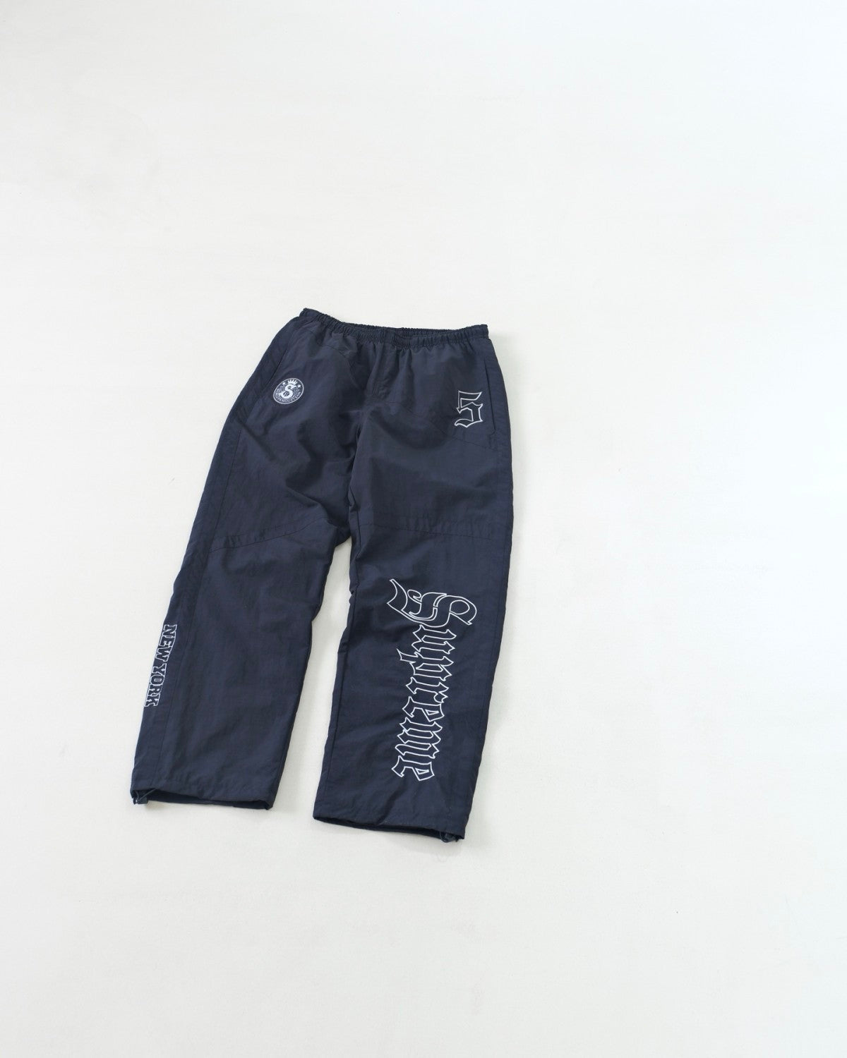 Supreme SS25 WEEK12 Old English Track Jacket Men's And Women's Spring/autumn Logo Pattern Patchwork Zipper Stand-up Collar Long-sleeved Jacket And Sweatpants Pants Set Suit #77832