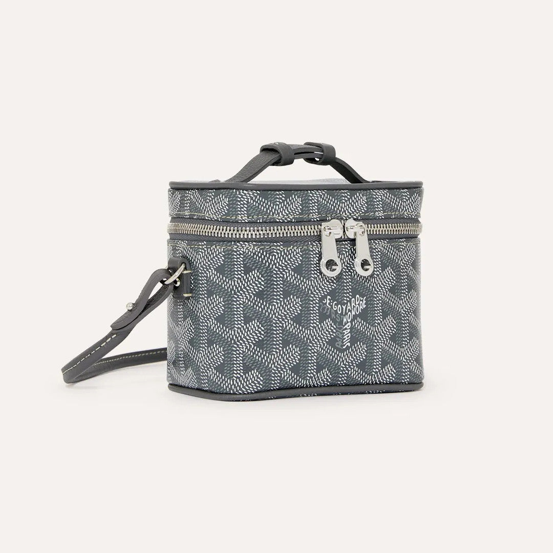 Goyard Muse Nano Women's Fashion Classic Color-Block Zipper Closure Adjustable Strap Leather Mini Makeup Bag Shoulder Bag Crossbody Bag Bags MUSEVANANTY10CL10P #79551