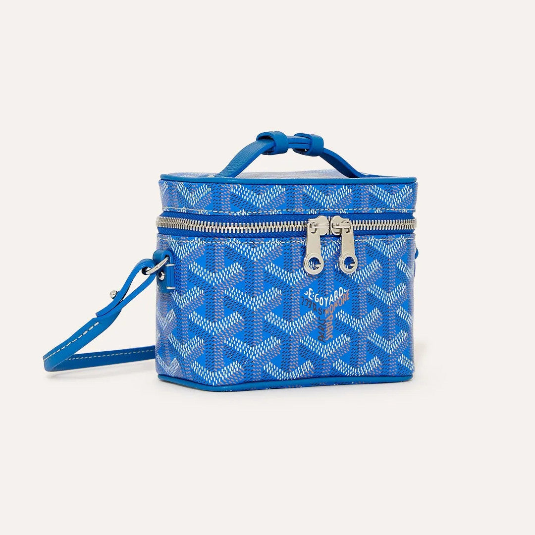 Goyard Muse Nano Women's Fashion Classic Color-Block Zipper Closure Adjustable Strap Leather Mini Makeup Bag Shoulder Bag Crossbody Bag Bags MUSEVANANTY10CL10P #79551